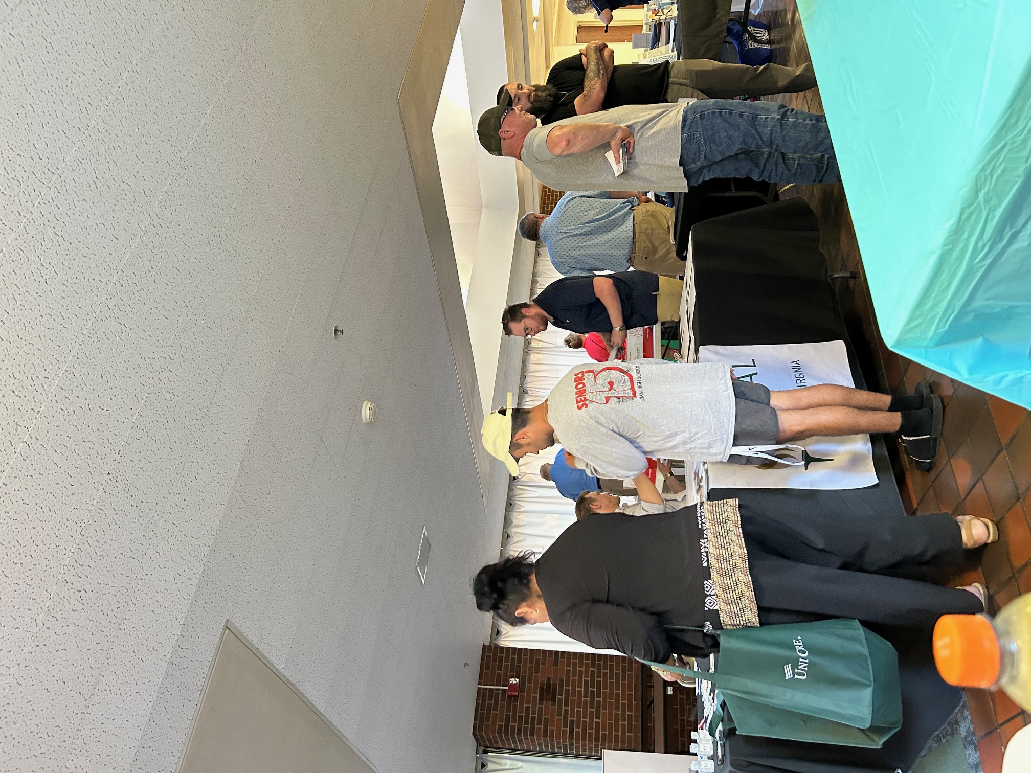 A wide view of the Parkersburg Housing Expo activity